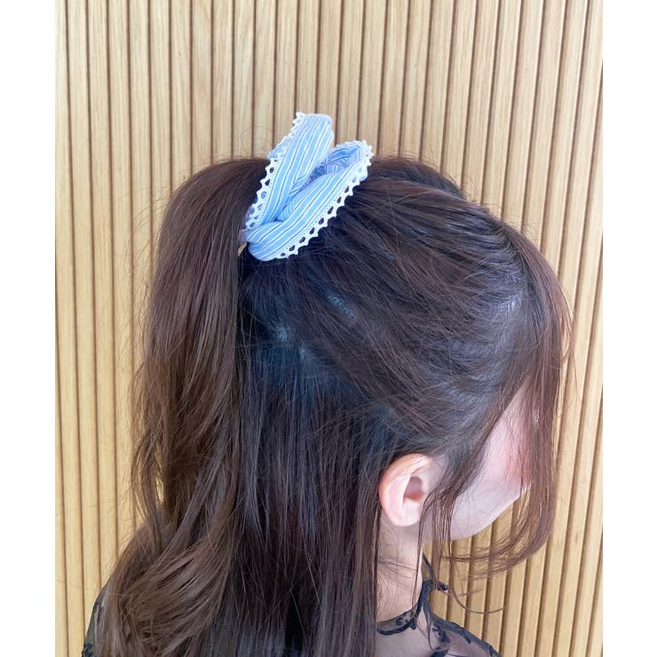 ストライプシュシュ | MAJESTIC LEGON  | 詳細画像2 