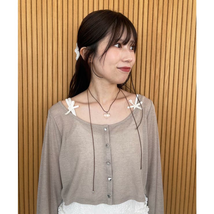 クリアハートコードネックレス | MAJESTIC LEGON  | 詳細画像2 