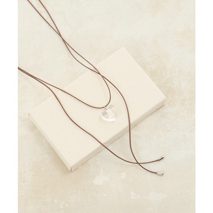 クリアハートコードネックレス | MAJESTIC LEGON  | 詳細画像4 