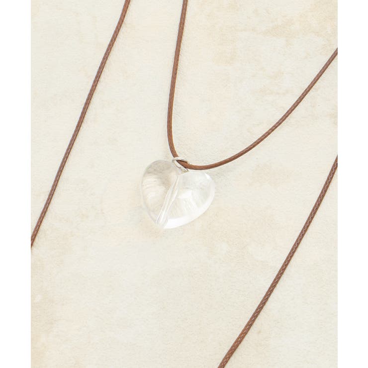 クリアハートコードネックレス | MAJESTIC LEGON  | 詳細画像6 