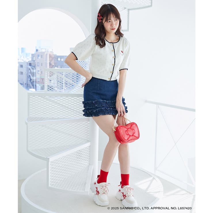 ハローキティ デコリボンスニーカー | MAJESTIC LEGON  | 詳細画像4 