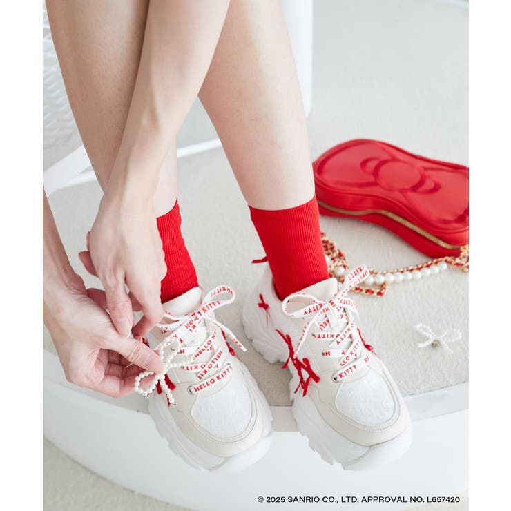 ハローキティ デコリボンスニーカー | MAJESTIC LEGON  | 詳細画像7 