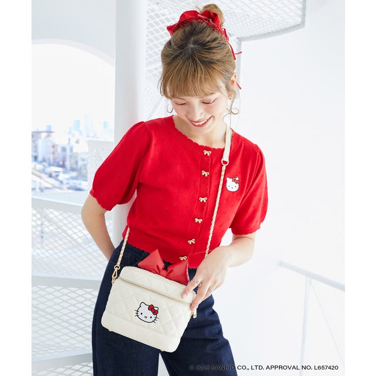 ハローキティ キルティングバニティ[品番：CTYW0004657]｜MAJESTIC