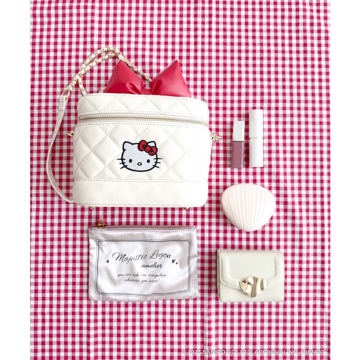 ハローキティ キルティングバニティ[品番：CTYW0004657]｜MAJESTIC