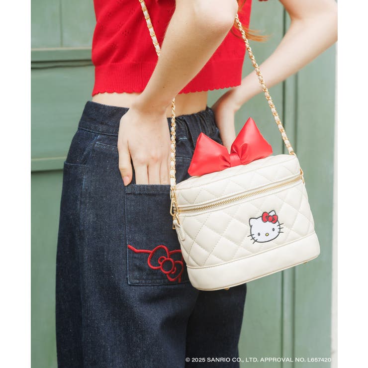 ハローキティ キルティングバニティ[品番：CTYW0004657]｜MAJESTIC