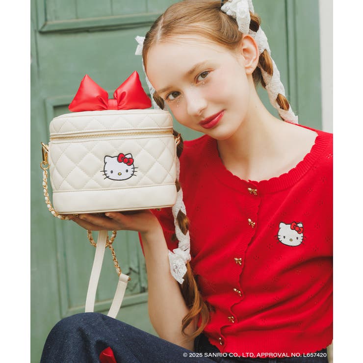 ハローキティ キルティングバニティ[品番：CTYW0004657]｜MAJESTIC