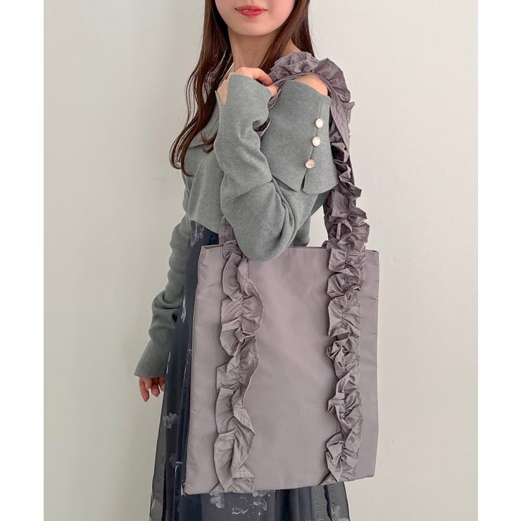 ボリュームフリルハンドルトート | MAJESTIC LEGON  | 詳細画像10 