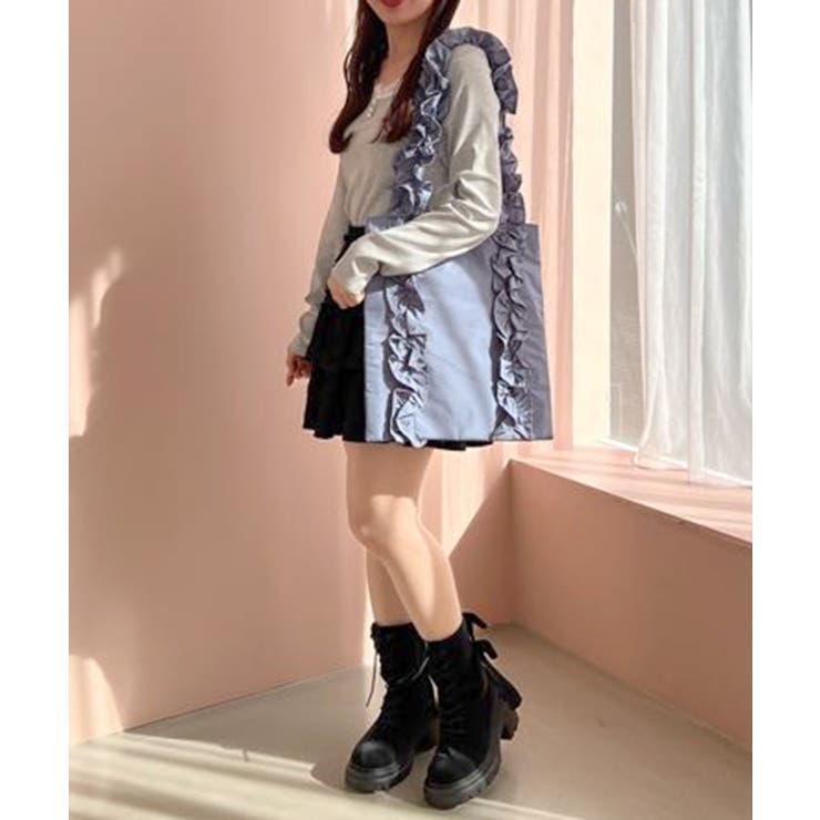 ボリュームフリルハンドルトート | MAJESTIC LEGON  | 詳細画像7 