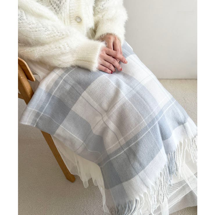 クリーミータッチチェックストール | MAJESTIC LEGON  | 詳細画像4 