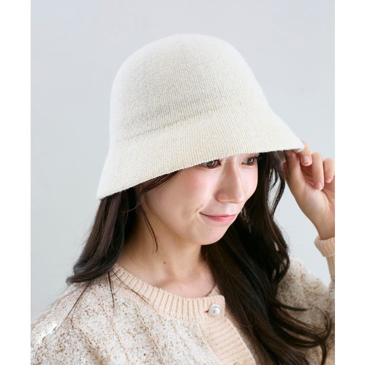 アイボリー | ラメヤーンハット | MAJESTIC LEGON 