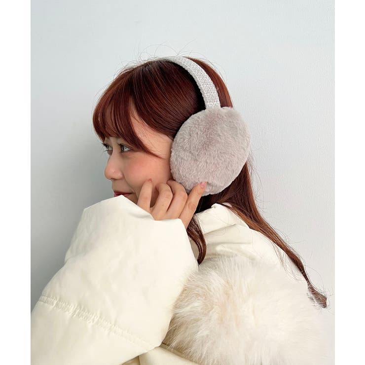 ツイードライクコンパクトイヤーマフ | MAJESTIC LEGON  | 詳細画像3 