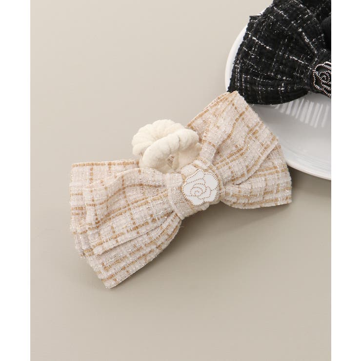 モチーフ付きツイードバレッタ | MAJESTIC LEGON  | 詳細画像5 