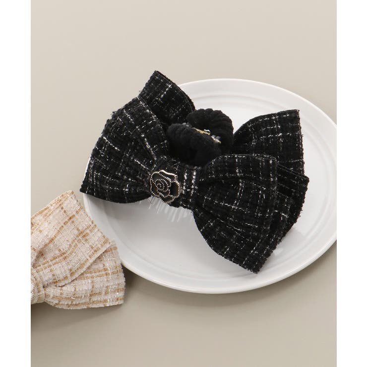 モチーフ付きツイードバレッタ | MAJESTIC LEGON  | 詳細画像6 