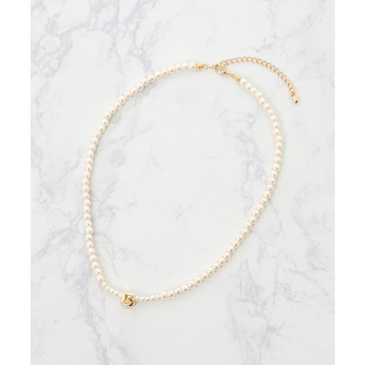 2連パール×リボンネックレス | MAJESTIC LEGON  | 詳細画像8 