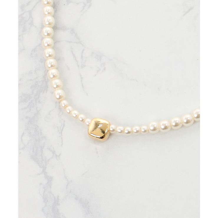 2連パール×リボンネックレス | MAJESTIC LEGON  | 詳細画像9 