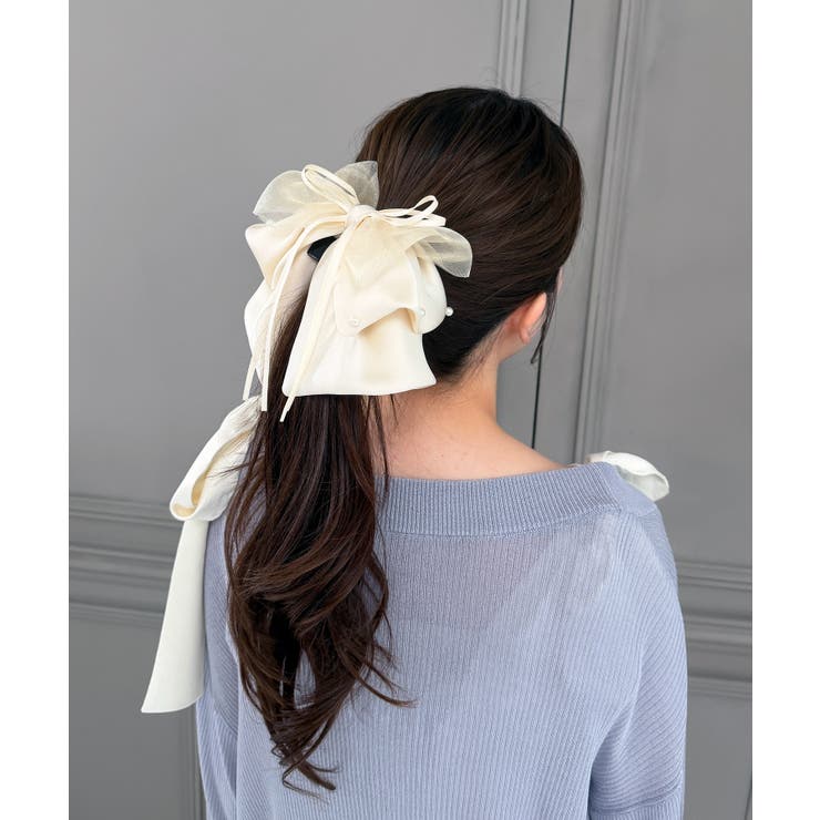 ボリュームリボンヘアクリップ | MAJESTIC LEGON  | 詳細画像2 