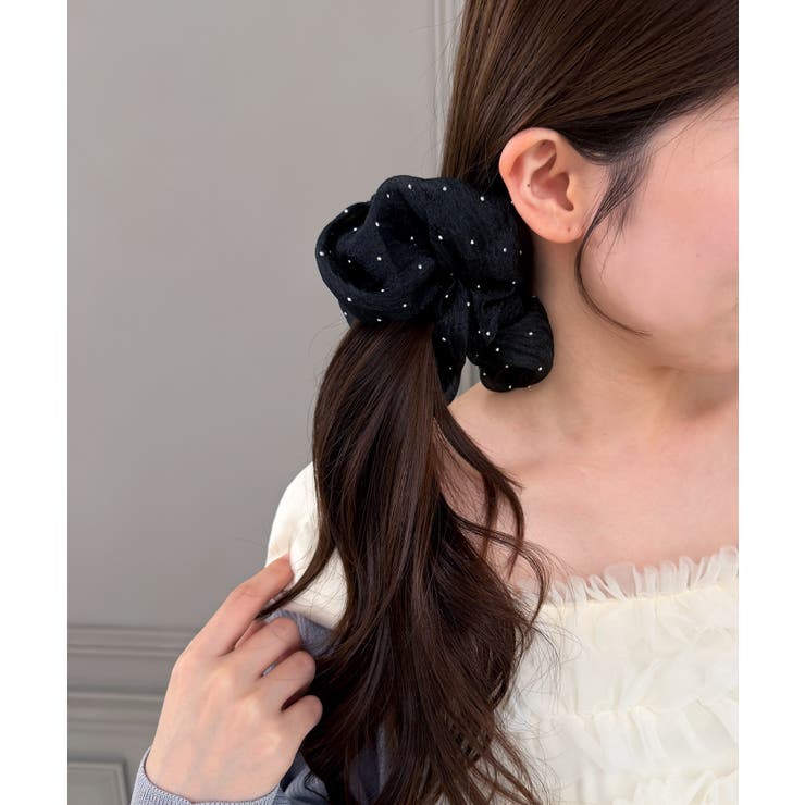 キラキラブルーミングシュシュ | MAJESTIC LEGON  | 詳細画像4 