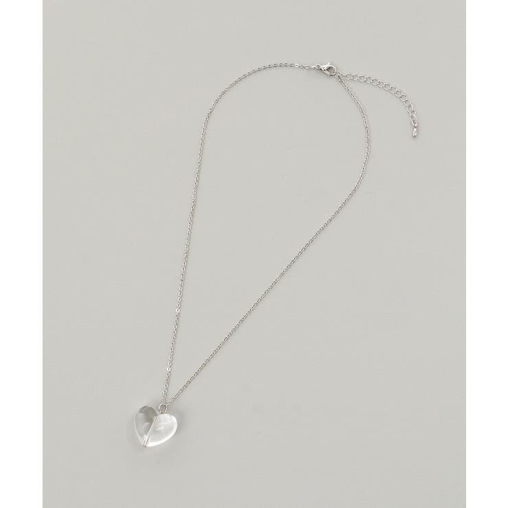 クリアハートモチーフネックレス | MAJESTIC LEGON  | 詳細画像5 