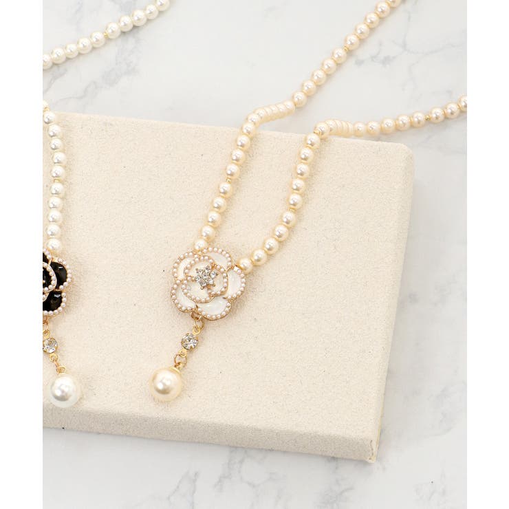 ローズモチーフネックレス | MAJESTIC LEGON  | 詳細画像1 