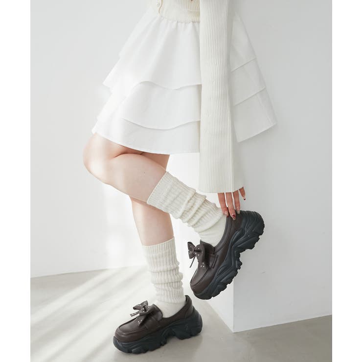 取り外しリボンスニーカーローファー | MAJESTIC LEGON  | 詳細画像3 