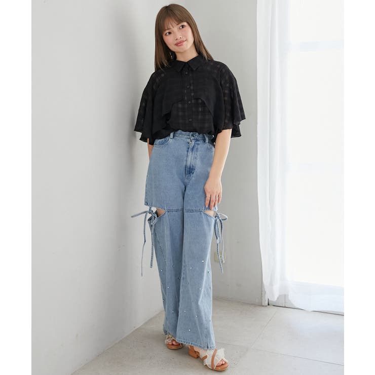 シアーフリルサンダル | MAJESTIC LEGON  | 詳細画像33 