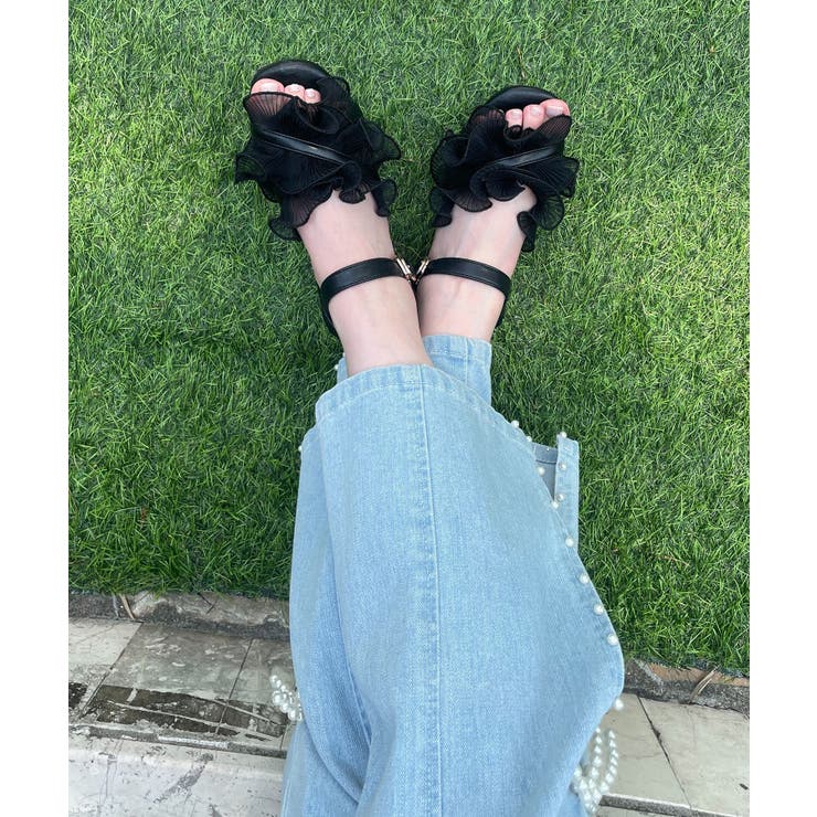 シアーフリルサンダル | MAJESTIC LEGON  | 詳細画像49 