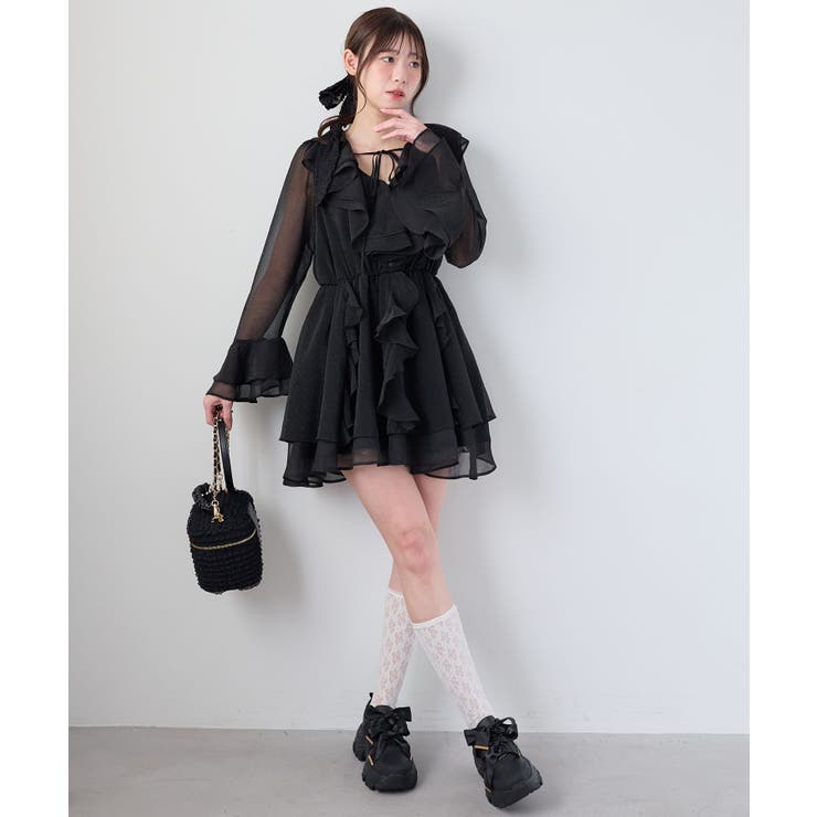 ダブルリボン厚底スニーカー | MAJESTIC LEGON  | 詳細画像12 