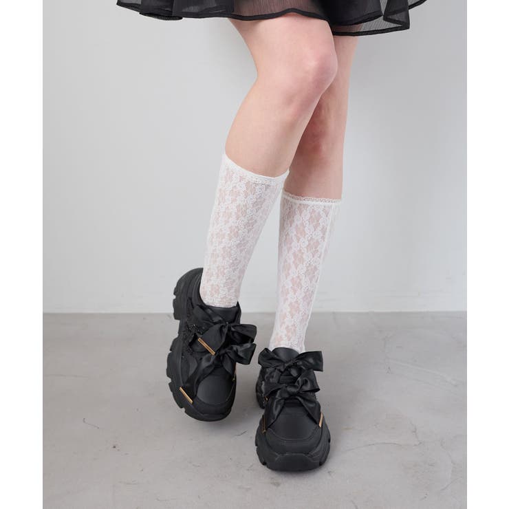 ダブルリボン厚底スニーカー | MAJESTIC LEGON  | 詳細画像13 