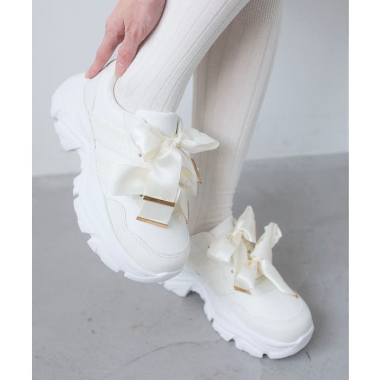 ダブルリボン厚底スニーカー | MAJESTIC LEGON  | 詳細画像5 