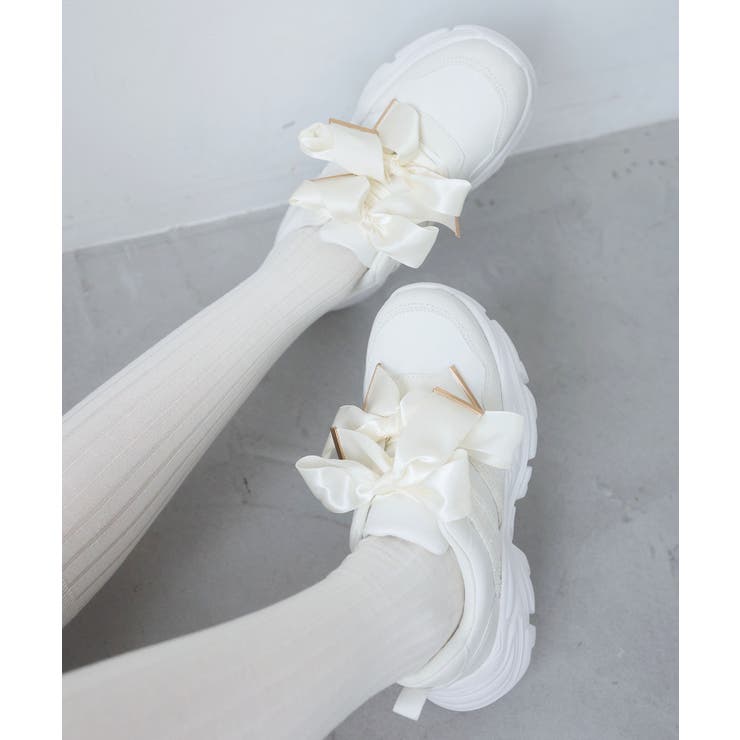 ダブルリボン厚底スニーカー | MAJESTIC LEGON  | 詳細画像6 