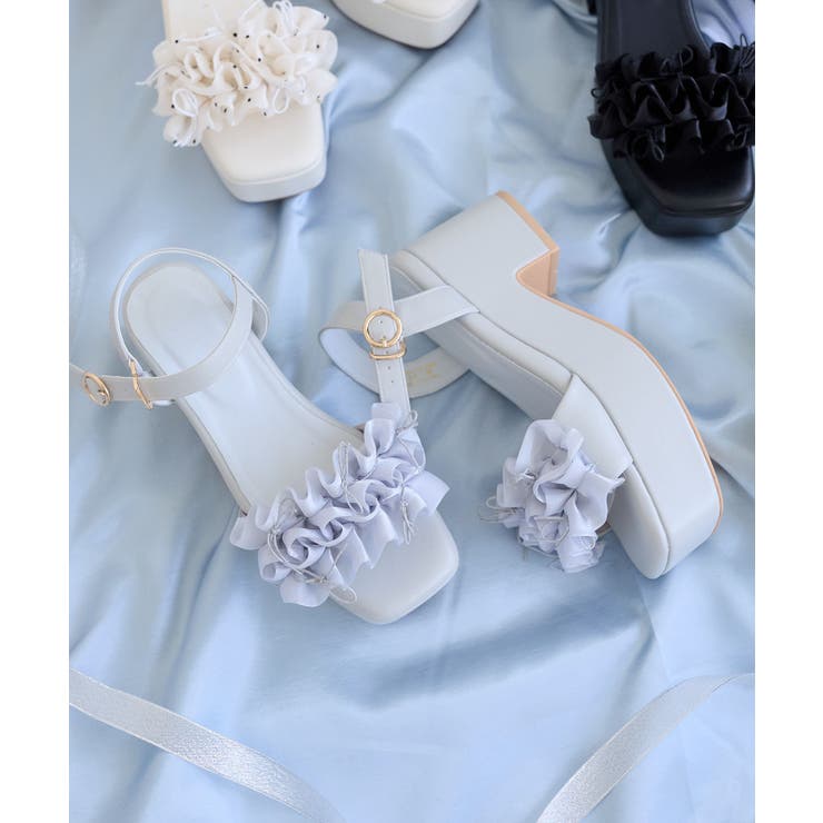 ミルフィーユフリル厚底サンダル | MAJESTIC LEGON  | 詳細画像17 