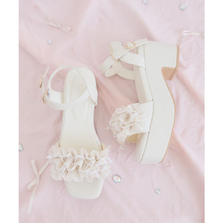 ミルフィーユフリル厚底サンダル | MAJESTIC LEGON  | 詳細画像18 