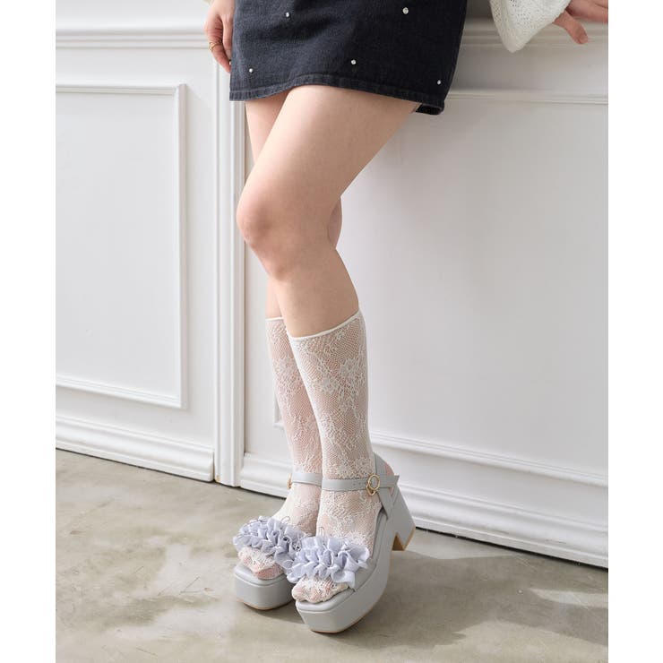 ミルフィーユフリル厚底サンダル | MAJESTIC LEGON  | 詳細画像7 