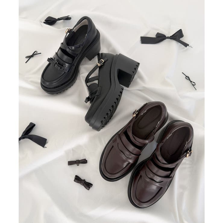 取り外しリボンクロスローファー | MAJESTIC LEGON  | 詳細画像2 