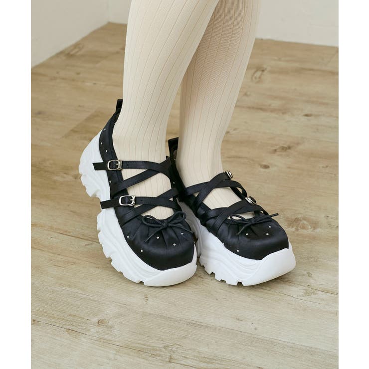 キラキラサテンバレエスニーカー | MAJESTIC LEGON  | 詳細画像11 