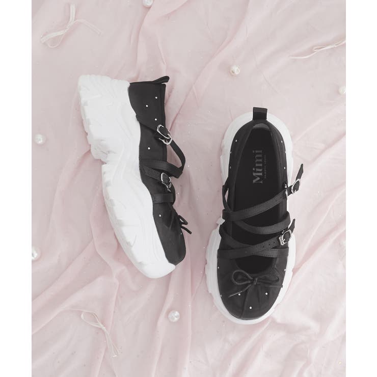 キラキラサテンバレエスニーカー | MAJESTIC LEGON  | 詳細画像16 