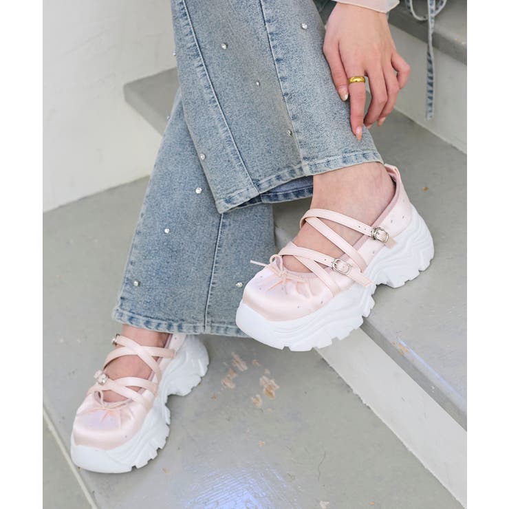 キラキラサテンバレエスニーカー | MAJESTIC LEGON  | 詳細画像8 