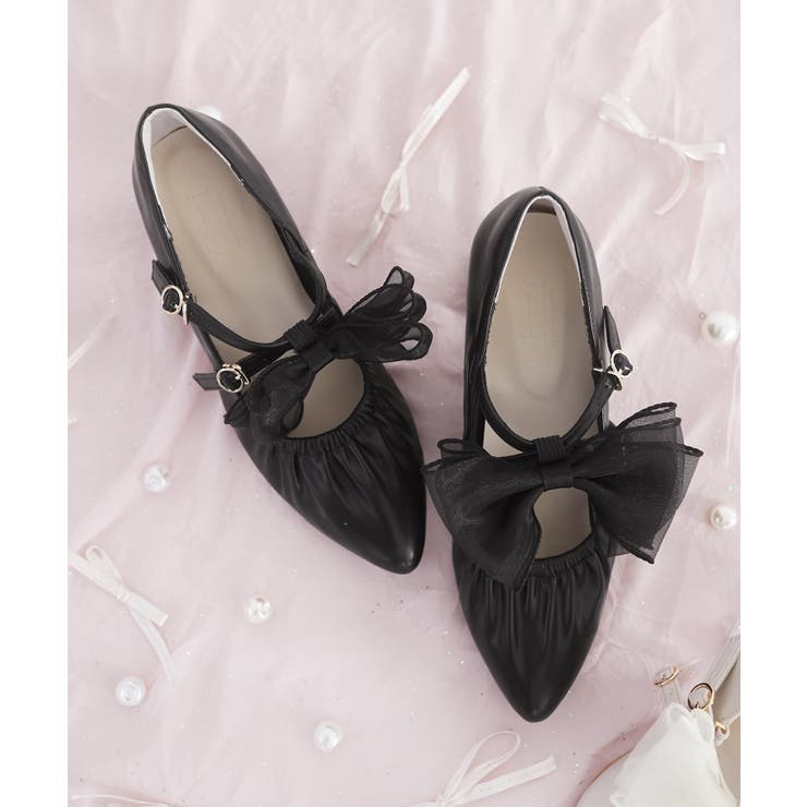 2WAYリボンキラキラヒールパンプス | MAJESTIC LEGON  | 詳細画像19 