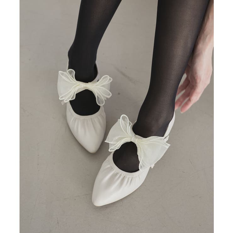 2WAYリボンキラキラヒールパンプス | MAJESTIC LEGON  | 詳細画像7 