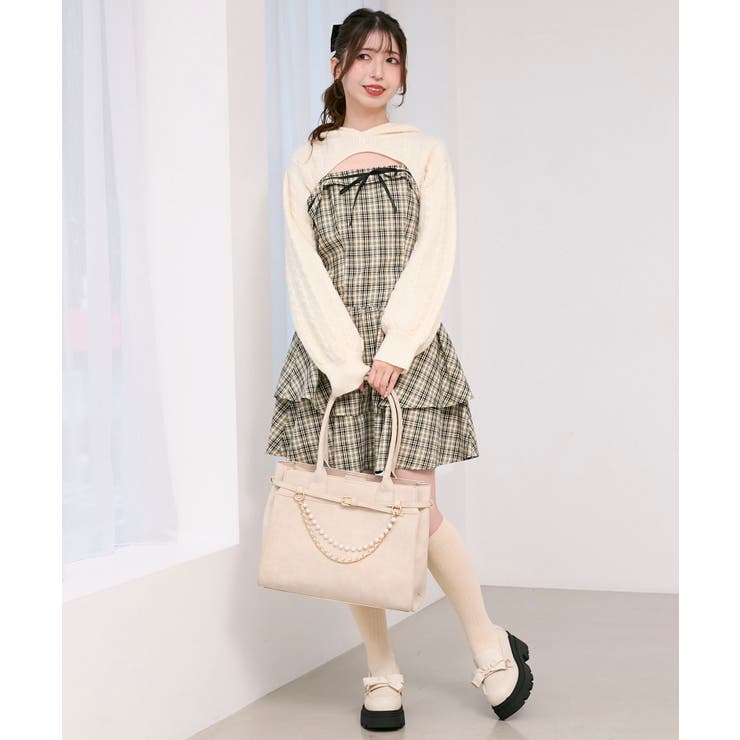 パールチェーン2WAYトートバッグ | MAJESTIC LEGON  | 詳細画像2 