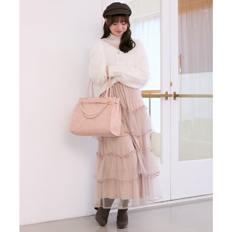 パールチェーン2WAYトートバッグ | MAJESTIC LEGON  | 詳細画像4 