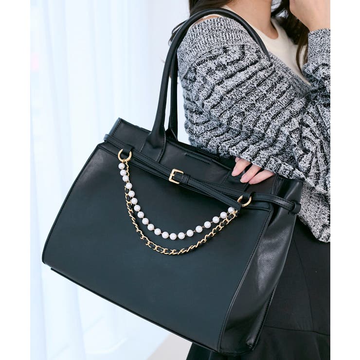 パールチェーン2WAYトートバッグ | MAJESTIC LEGON  | 詳細画像8 