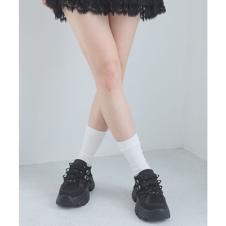 ビジュー厚底リボンスニーカー | MAJESTIC LEGON  | 詳細画像26 