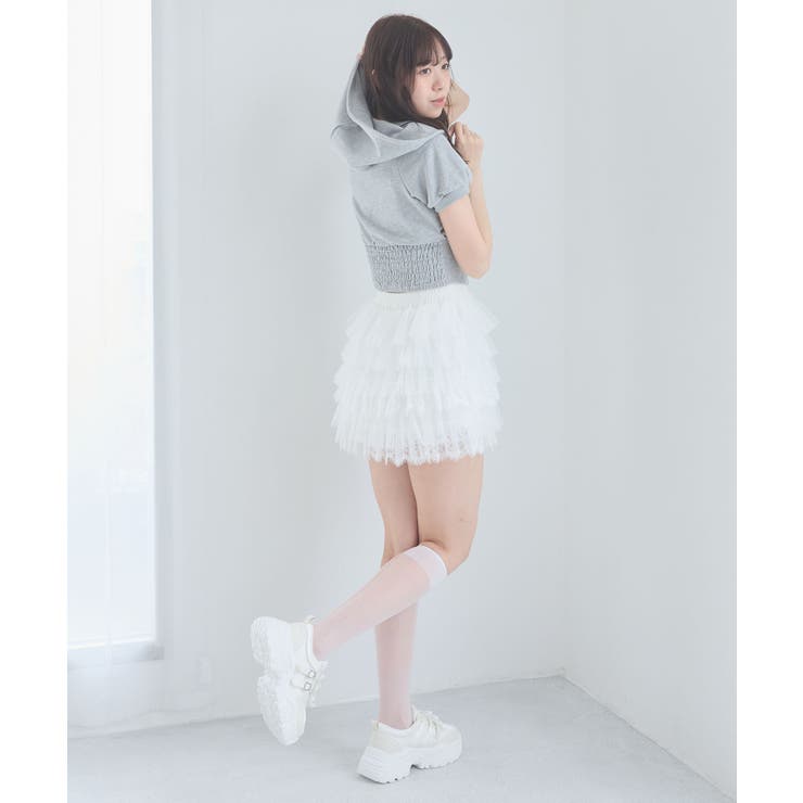 ビジュー厚底リボンスニーカー | MAJESTIC LEGON  | 詳細画像8 