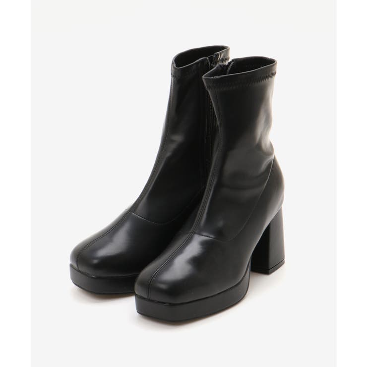 フカフカチャンキーヒールストレッチブーツ | MAJESTIC LEGON  | 詳細画像18 