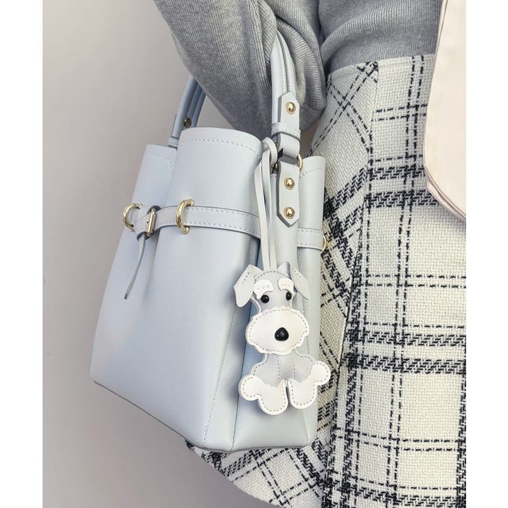 L／グレー | シュナウザーモチーフチャーム | MAJESTIC LEGON 