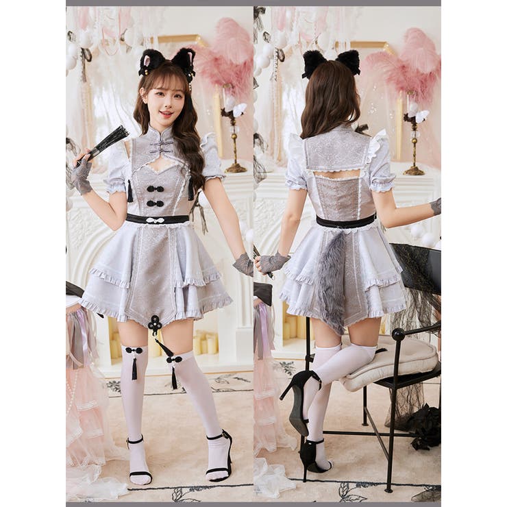 特価ブランド ノーブルクリスタルウルフチャイナ[品番：MYMT0000741 コスプレ衣装