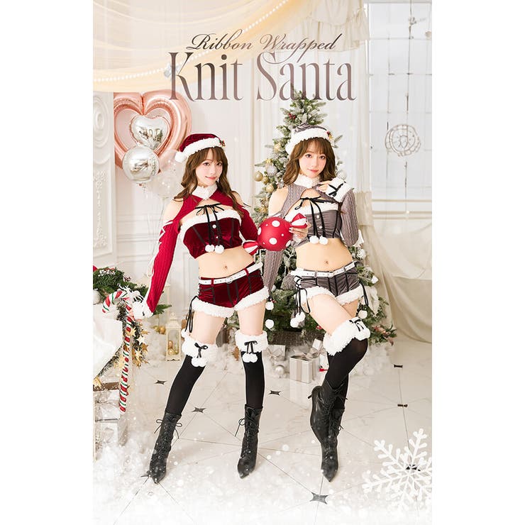 リボンラッピングサンタセットアップ | Malymoon  | 詳細画像3 