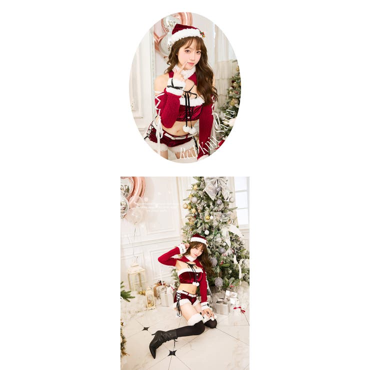 リボンラッピングサンタセットアップ | Malymoon  | 詳細画像4 