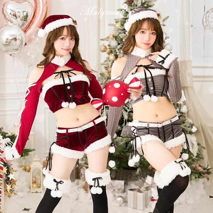 リボンラッピングサンタセットアップ | Malymoon  | 詳細画像1 